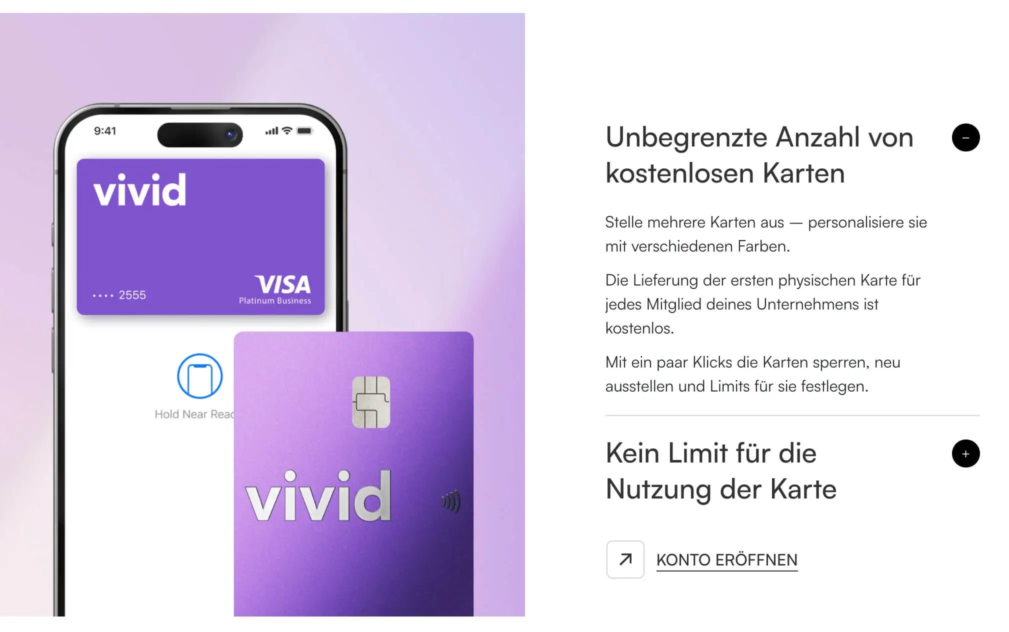 Vivid Karten